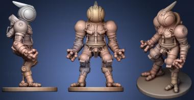 3D model Space Suit 001 (STL)